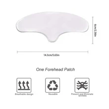 1pc Silicone Anti-wrinkle Beauty Patch - White - View 2