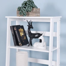 5 Tiers Bookshelf,Modern Bookshelf,Book Rack,Storage Rack Shelves in Living Room/Home/Office,Books Holder Organizer for Books/Movies - White - trắng - Xem 2