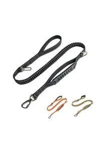 1 Pieza Cuerda De Tracción Retráctil Multifuncional Para Mascotas Con Reflectantes De Nylon Para Automóviles - Caqui - Ver 7