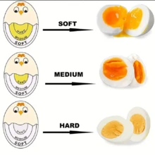 1入組煮蛋器創意廚房做飯計時器廚房用具適用於柔軟的或者難煮沸蛋 - 黃色 - 查看 4