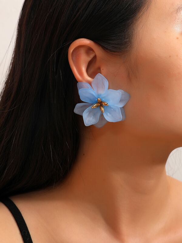 Paire Boucles d'oreille clous coeur rosé pavé strass