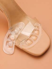 1雙凝膠前掌墊鞋墊軟墊,防滑舒服的腳墊,緩解疼痛適用於前掌墊