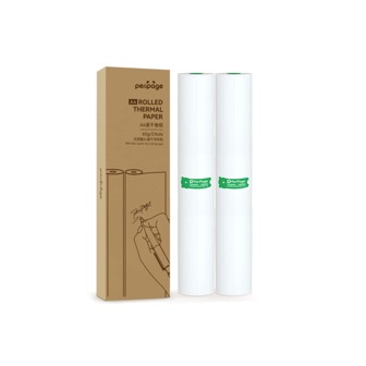 PeriPage 2 Rolls 10-15 Years A4 Thermal Paper A4 Original Page 210mm Width Thermal Fax Machine Paper Image Long Time Last Paper For A4 Thermal Printer
