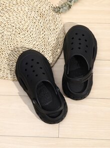 Men's Diy Thick Sole Anti-Slip Outdoor Couple Holes Shoes