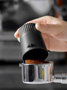 1pc Coffee Dosing Cup, ABS Coffee Dosing Cup, Powder Feeder Part For Coffee Tamper Espresso Coffee Machine Tools, Coffee Accessories, For 51/53/58mm(Black/White) School Supplies Back To School