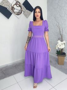 Women Dresses - 紫羅蘭色 - 查看 2