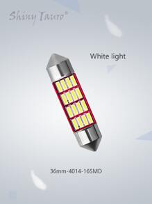 12led Car Light 31mm Dual Point Reading Light No-polarity Decoding Roof Light, License Plate Light, Trunk Light Led Lamp 12v - White - View 1