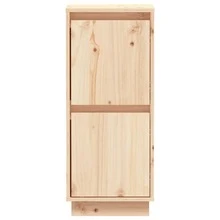 Sideboards 2 Pcs 12.4"X13.4"X29.5" Solid Wood Pine - 棕色 - 查看 5
