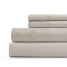 3pcs/4pcs Double Brushed Microfiber Bedding Sheet Sets, 2400 Soft Hotel Luxury Bed Sheets Twin/ Twin XL/ Full/ Queen/ King - 駝色 - 查看 6