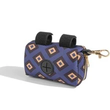 FLYBRAVE 1個聚酯泡沫橡膠寵物糞便袋,適用於狗和貓的戶外旅行 - 紫色 - 查看 1