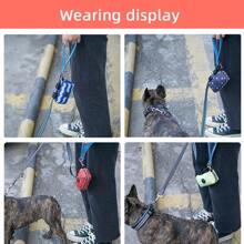 FLYBRAVE 1個聚酯泡沫橡膠寵物糞便袋,適用於狗和貓的戶外旅行 - 紫色 - 查看 7