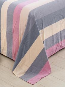 Thoải mái Đơn giản Kẻ sọc Bộ chăn ga gối - mặt trời đầy màu sắc - Xem 2