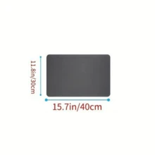 1 咖啡墊、咖啡吧配件、廚房檯面、吸水餐具、乾燥墊、咖啡機、咖啡壺、水杯墊 - 藍色 - 查看 5