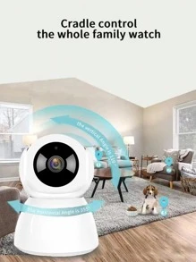 1pc Household Pet Camera For Dog And Cat For Home - Black and White - View 5