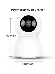 1pc Household Pet Camera For Dog And Cat For Home - Black and White - View 8