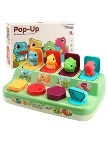 彈出玩具 , 1 歲嬰兒玩具 , 1-3 歲幼兒彈出玩具 , 1 歲男孩益智玩具 , 女嬰玩具 12-18入組月 , 嬰兒玩具 6-12入組月發育期 7 8 9 10 11入組月玩具 - 軍綠色 - 查看 3