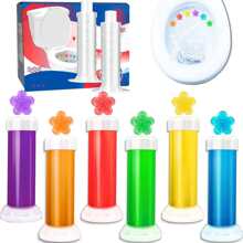 3入組隨機色廁所清潔凝膠珠子適用於氣味和浴室 - 彩色 - 查看 2