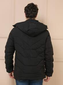 Men Jackets & Coats - 黑色 - 查看 4