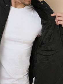 Men Jackets & Coats - 黑色 - 查看 8