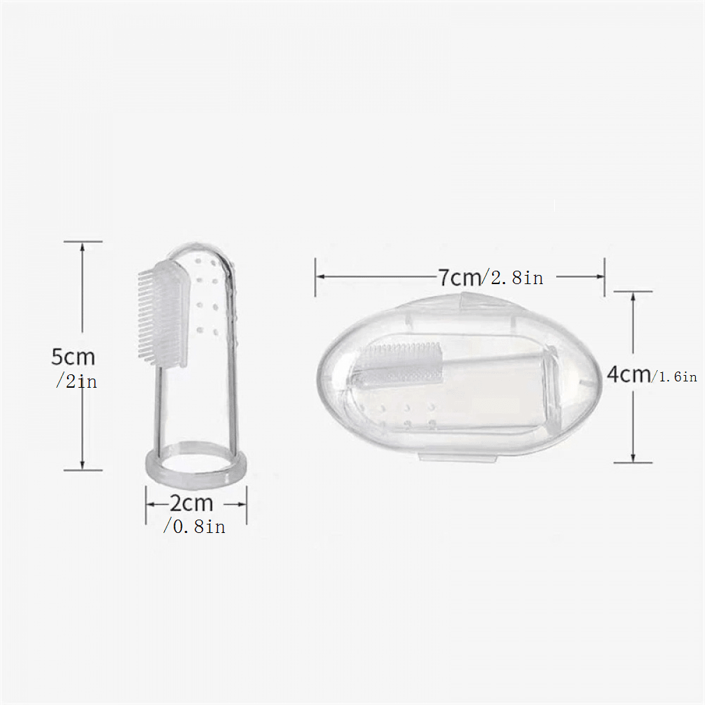 1pc Pet Silicone Finger Cots Toothbrush Cats Dogs Brushing Dog