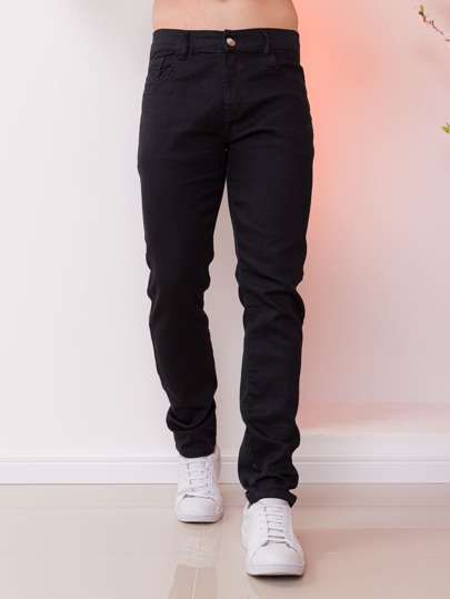 Calça Jeans Preta Skinny Direto Da Fabrica Envio Imediato