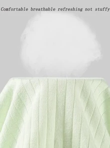 Simple Solid Color Underwear Women's Mid-Waist Breathable Thin Brief Breathable Antibacterial 5Pcs - Multicolor - View 8