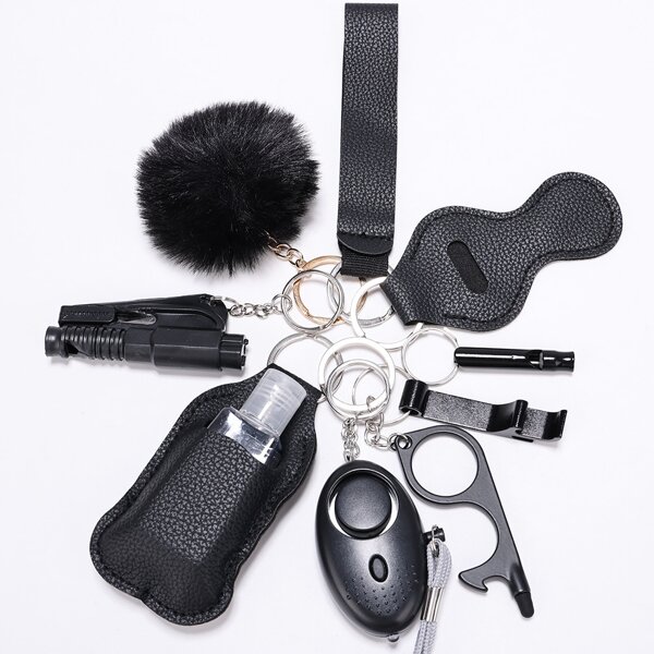 Self Defense Keychain Set For Women Safety Keychain Full Set With
