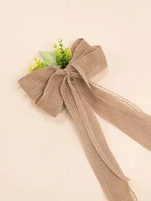 1pc Yellow Artificial Sunflower Chair Back Flower, Perfect For Outdoor Wedding And Party Decoration - Yellow - View 8