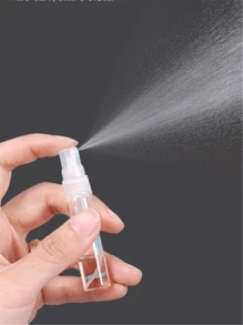 分體充電香水空香水玻璃噴霧瓶5支5ml透明香水筆霧化器創意樣品包裝容器 - 查看 5