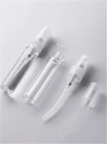 分體充電香水空香水玻璃噴霧瓶5支5ml透明香水筆霧化器創意樣品包裝容器 - 查看 7