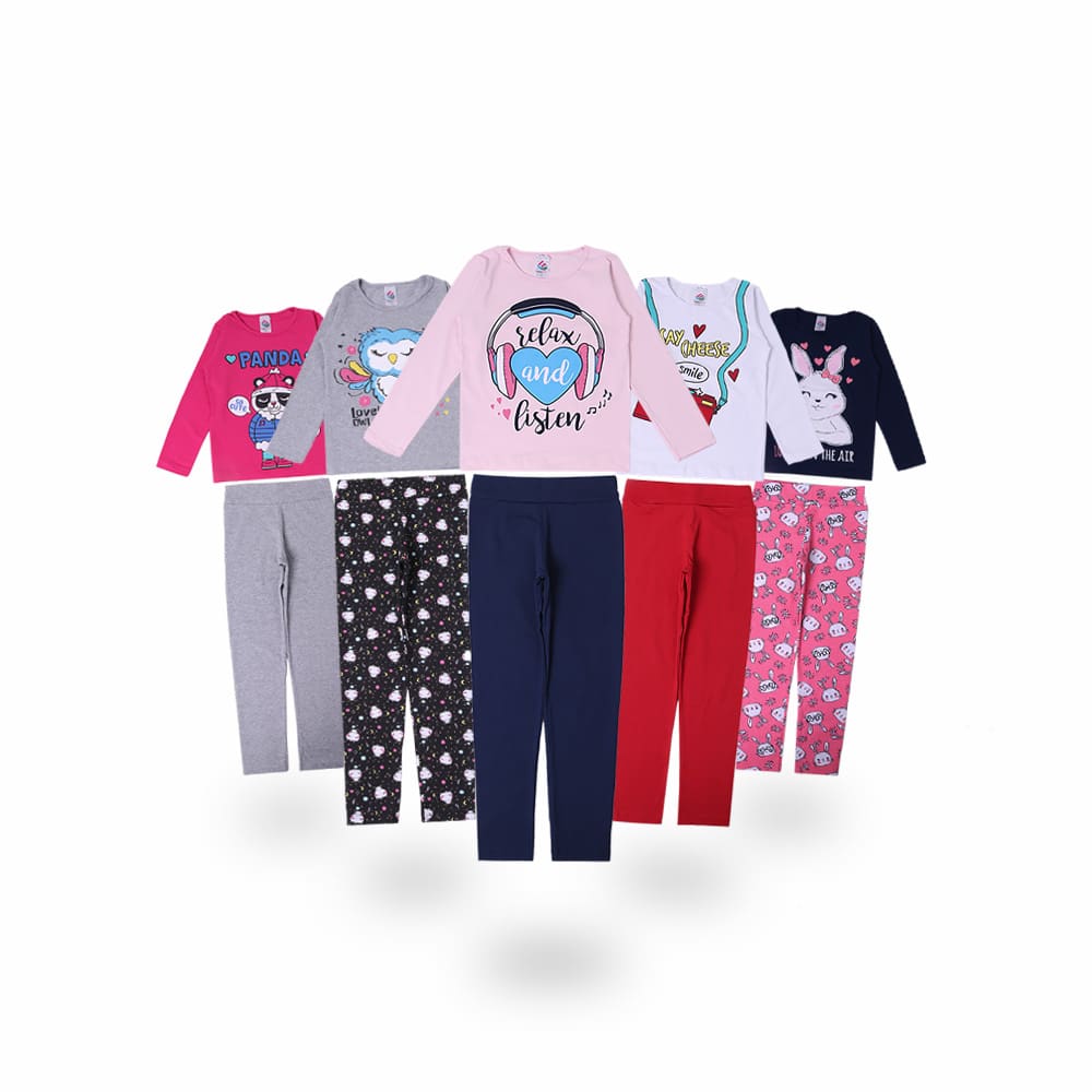 Young Girls Pajamas - Nhiều màu - Xem 1