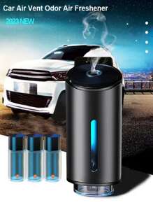 1入組可充電10ml智能汽車香薰機,具有超聲波霧化和自動開關功能,汽車空氣出風口芳香劑擴散器m80（不包括精油） - 智能車載香薰機+1瓶精油 - 查看 3