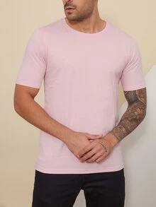 Men Two-piece Outfits - Màu Hồng baby - Xem 5