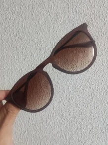 男士夏日時尚太陽眼鏡，適用於戶外遮陽防曬，是送好友的完美禮物，復古款式 - 鏽棕色 - 查看 2