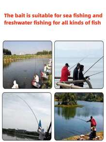 适合所有鱼类的鱼饵颗粒，香味浓郁，适合淡水捕捞中小型鱼类 - 紅木色 - 查看 4
