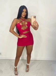 Women Dresses - Màu Hồng Tươi - Xem 3