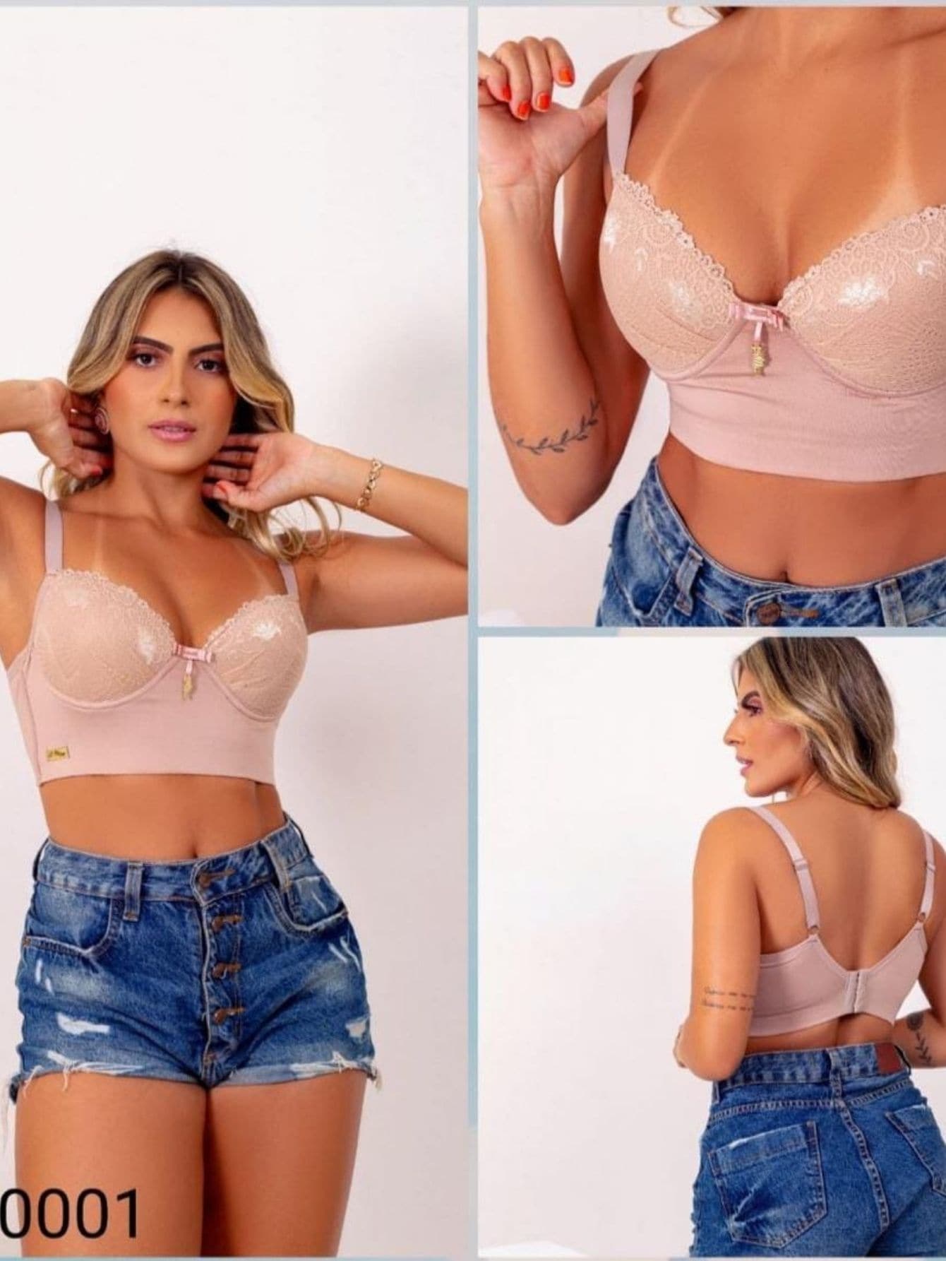 Women Bras & Bralettes - 黑色 - 查看 1