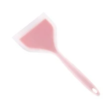 1PC Cooking Spatula Silicone Jade Burning Spatula Silicone Wide Frying Spatula Jade Burning Spatula Kitchen Utensils Silicone Spatula - Baby Pink - View 12