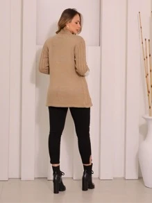 Women Cardigans - Lạc đà - Xem 3