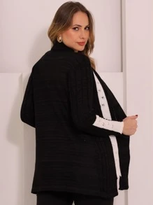 Women Cardigans - 黑色 - 查看 4