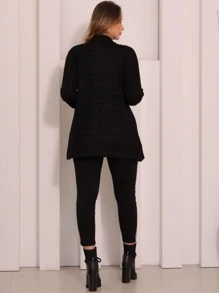 Women Cardigans - 黑色 - 查看 3