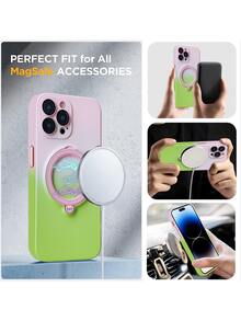 Magnetic Phone Case With Ring Holder - deep purple gray - View 2