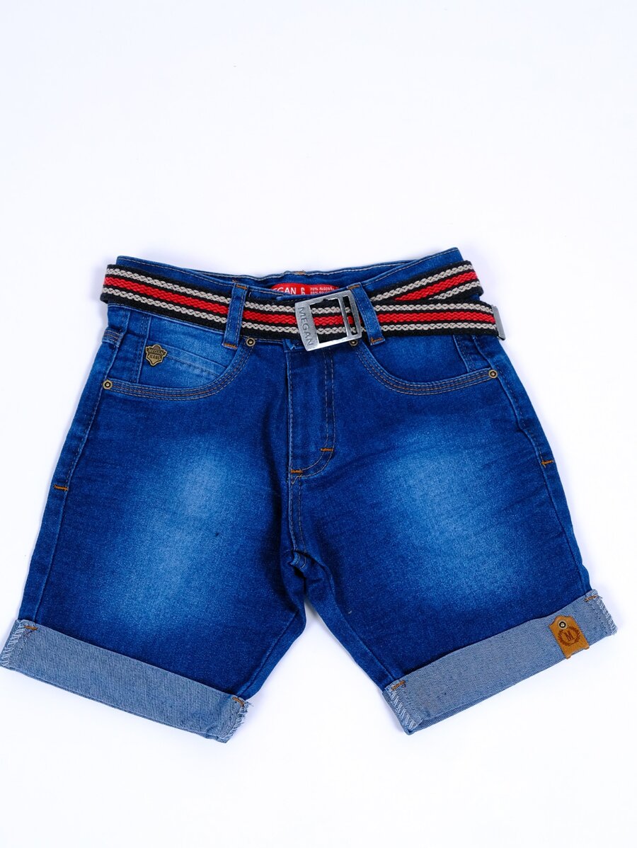 Young Boys Denim Shorts - Xanh đậm - Xem 1