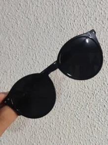 男士夏季時尚眼鏡休閒 - 黑色 - 查看 2