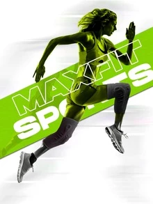 PAR DE Rodillera deportiva de compresión MAXFIT / Modelo HX931 - Negro - Ver 7