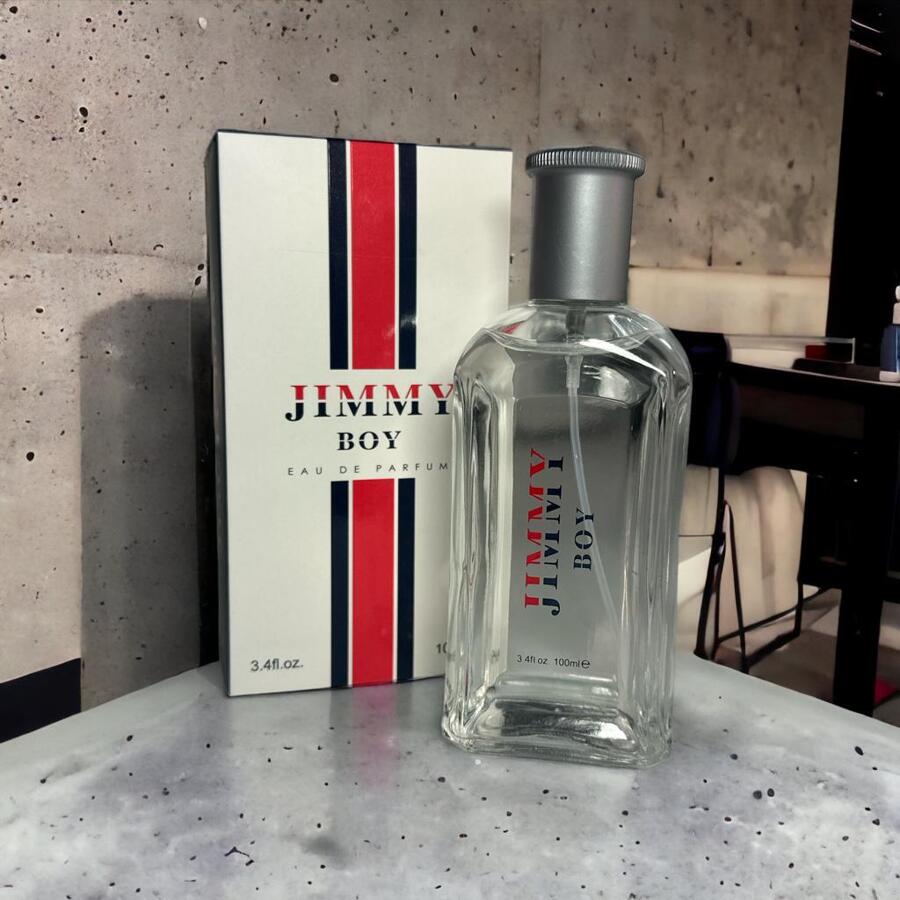 Perfume Fragancia Larga Duracion De Calidad JIMMY BOY 100ml Para Caballero Concentración Alta Larga Duración Maderoso  Moscada Masculino - JIMMY BOY - Ver 1