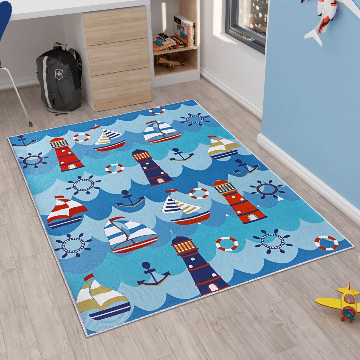 Carpet - Blue - View 1