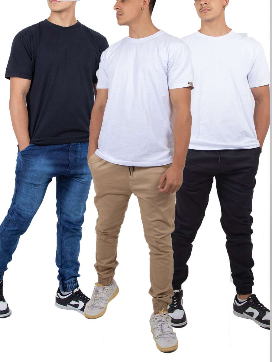 Men Pants - 彩色 - 查看 1