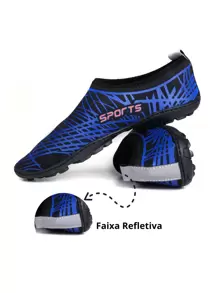 Men Sneakers - Màu xanh lam - Xem 4