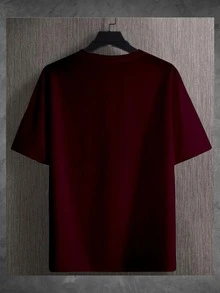 Men T-Shirts - Màu Đỏ Sâu - Xem 2